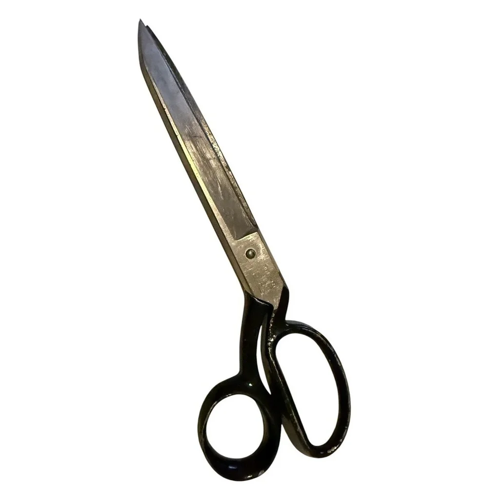 Vintage WISS Inlaid Shears Scissors Heavy Duty Steel Forged 8